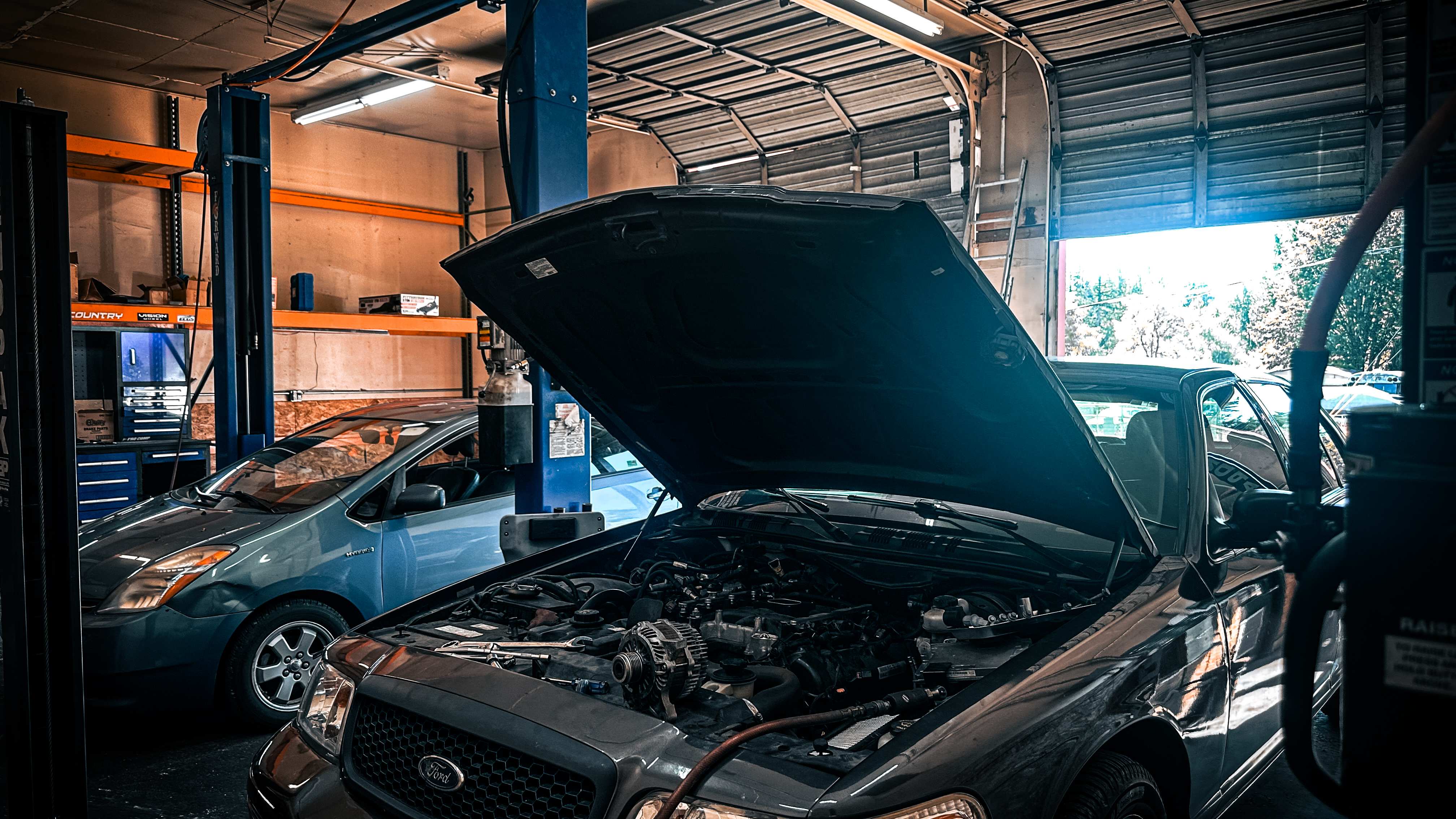 Inside the workshop at Auto Star